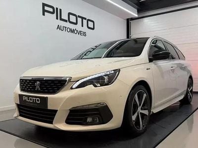 Branco pérola Usado 2017 Peugeot 308 SW GT-line Carrinha | € 13.990 (Preço justo)