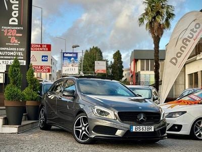 Cinza Usado 2014 Mercedes A200 AMG line | € 18.495