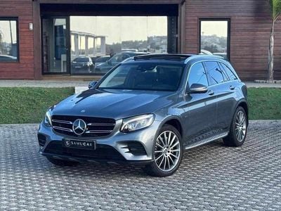 Usado Mercedes GLC250 204 HP (150 kW) 2017 Cinzento Citadino