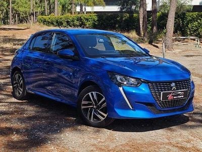 Azul Usado 2020 Peugeot 208 Allure Citadino | € 12.990 (Preço elevado)