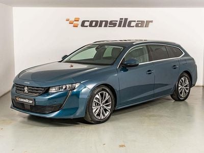 Azul Usado 2021 Peugeot 508 Allure Carrinha | € 21.980 (Preço justo)