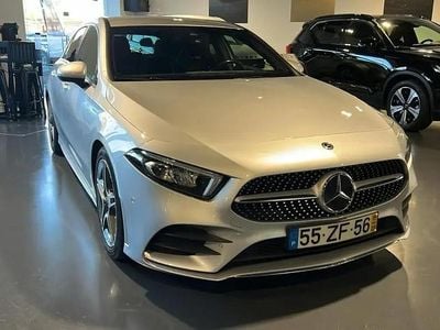 Usado Mercedes A200 AMG 163 HP (119 kW) 2019 Cinzento Citadino