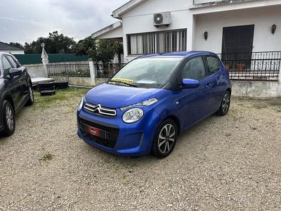 Azul Usado 2019 Citroën C1 Shine Citadino | € 12.990 (Preço elevado)