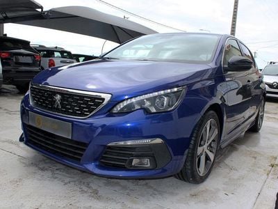 Usado Peugeot 308 GT-line 130 HP (95 kW) 2018 Azul (metalizado) Citadino