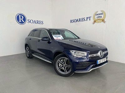 Azul Usado 2020 Mercedes GLC300 SUV | € 41.900 (Preço elevado)