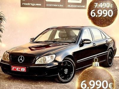 Preto Usado 2000 Mercedes S320 Sedan | € 7.490