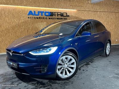 Azul Usado 2018 Tesla Model X SUV | € 49.900