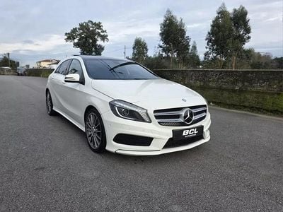 Branco Usado 2015 Mercedes A180 AMG line | € 17.990 (Preço justo)