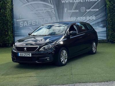 Preto Usado 2018 Peugeot 308 SW Carrinha | € 14.500 (Preço justo)