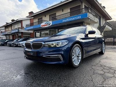 Usado BMW 520 Luxury Line 190 HP (139 kW) 2019 Azul Carrinha