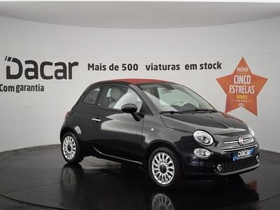 Preto Usado 2020 Fiat 500C Lounge Cabrios | € 9.999 (Preço justo)