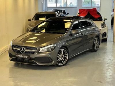 Cinzento Usado 2017 Mercedes CLA200 Shooting Brake AMG line Carrinha | € 20.990 (Preço justo)