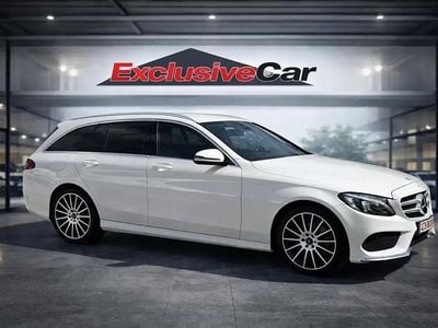 Usado Mercedes C220 AMG line 170 HP (125 kW) 2018 Branco Carrinha