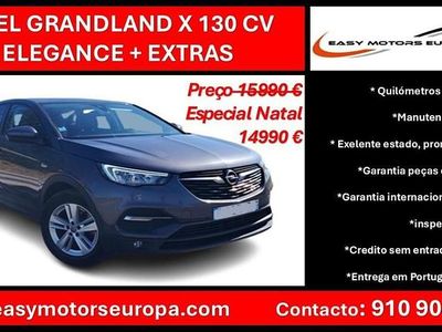 Cinzento Usado 2020 Opel Grandland X SUV | € 14.990 (Preço justo)