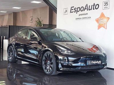 Preto Usado 2021 Tesla Model 3 Performance Sedan | € 34.900 (Caro)