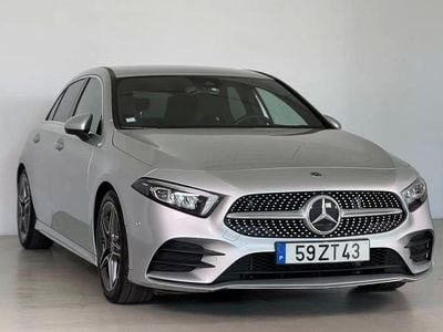 Cinzento Usado 2020 Mercedes A200 AMG line Citadino | € 27.900 (Preço justo)