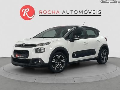 Branco Usado 2019 Citroën C3 PureTech | € 10.899 (Preço justo)