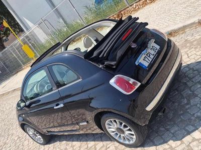 Usado Fiat 500 69 HP (50 kW) 2015 Preto Cabrios