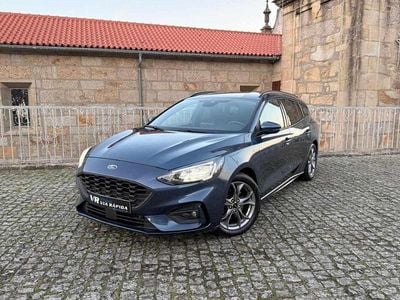 Azul Usado 2021 Ford Focus ST-Line Carrinha | € 16.850 (Preço justo)