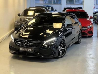 Usado Mercedes CLA200 Shooting Brake AMG line 136 HP (100 kW) 2018 Preto Carrinha