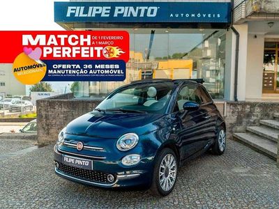 Usado Fiat 500C 70 HP (51 kW) 2020 Azul Cabrios