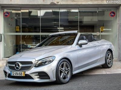 Usado Mercedes C200 AMG line 184 HP (135 kW) 2018 Cinza Coupé