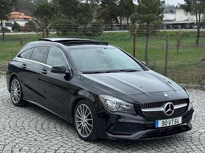 Usado Mercedes CLA220 AMG line 177 HP (130 kW) 2018 Preto Sedan