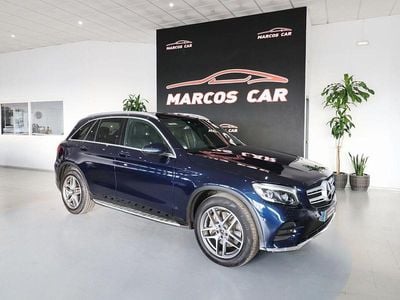 Usado Mercedes GLC250 AMG line 204 HP (150 kW) 2019 Azul SUV