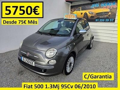 Cinzento Usado 2010 Fiat 500 | € 5.750 (Preço justo)