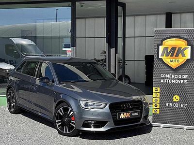 Cinza Usado 2015 Audi A3 S-Line Carrinha | € 18.750 (Preço elevado)