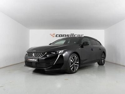 Preto Usado 2021 Peugeot 508 SW GT Carrinha | € 23.890 (Preço justo)
