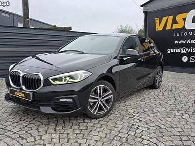 Preto Usado 2021 BMW 116 Sport Line Citadino | € 19.990 (Preço justo)