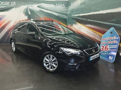 Usado Seat Leon ST 115 HP (84 kW) 2020 Preto Carrinha