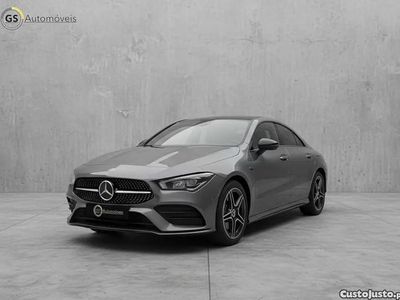 Cinza Usado 2021 Mercedes CLA250e AMG line Sedan | € 28.900 (Preço elevado)