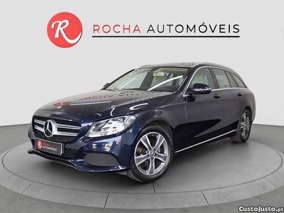 Azul Usado 2017 Mercedes C200 Avantgarde Carrinha | € 17.990 (Super Preço)