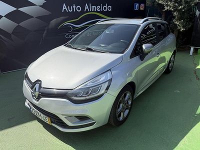 Cinza Usado 2019 Renault Clio GrandTour GT-Line Carrinha | € 13.950 (Preço elevado)