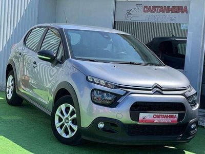 Cinza Usado 2021 Citroën C3 Feel Citadino | € 12.900 (Preço justo)