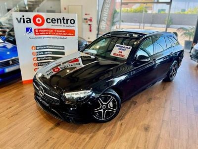 Usado Mercedes E300 AMG line 306 HP (225 kW) 2021 Preto Carrinha
