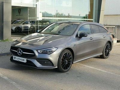 Usado Mercedes CLA250e 218 HP (160 kW) 2020 Cinzento Sedan