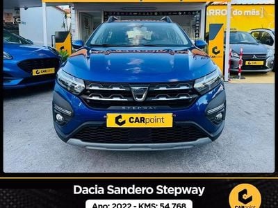 Azul Usado 2022 Dacia Sandero Comfort Citadino | € 16.900 (Preço justo)