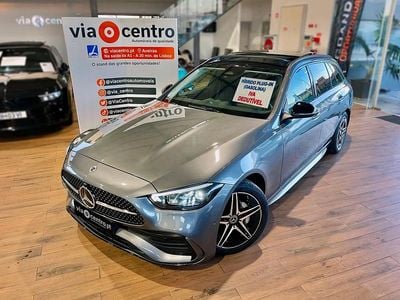 Usado Mercedes C300e AMG line 313 HP (230 kW) 2023 Cinza Carrinha