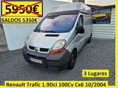 Usado Renault Trafic 100 HP (73 kW) 2004 Cinzento Monovolume