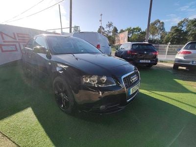 Preto Usado 2008 Audi A3 S-Line Citadino | € 10.490 (Preço elevado)