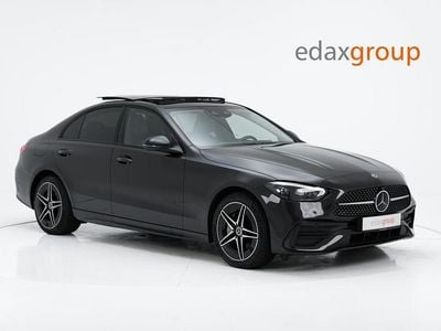 Preto Usado 2022 Mercedes C300 AMG line Sedan | € 41.840 (Preço justo)