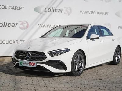 Branco Usado 2023 Mercedes A180 AMG line Citadino | € 35.500 (Preço elevado)