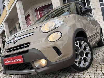 Usado Fiat 500L Trekking 95 HP (69 kW) 2016 Bege Monovolume