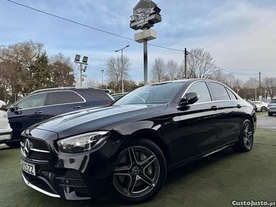 Preto Usado 2022 Mercedes E300 AMG line Sedan | € 39.750 (Preço elevado)