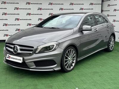 Cinzento Usado 2014 Mercedes A180 AMG line | € 16.890 (Preço justo)