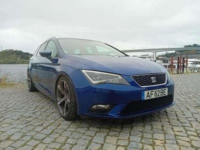 Azul Usado 2016 Seat Leon | € 14.900 (Preço elevado)