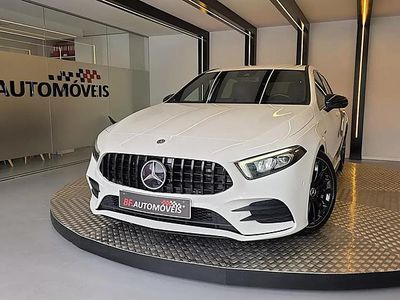 Branco Usado 2022 Mercedes A180 AMG line Citadino | € 25.900 (Bom preço)